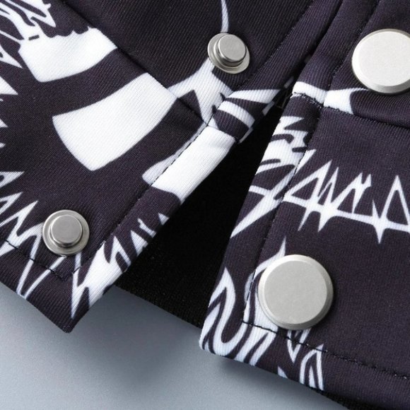 Black Mens Bomber Jacket - Picture 4 of 7